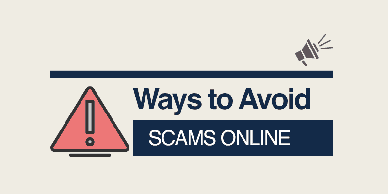 Ways to avoid scams online